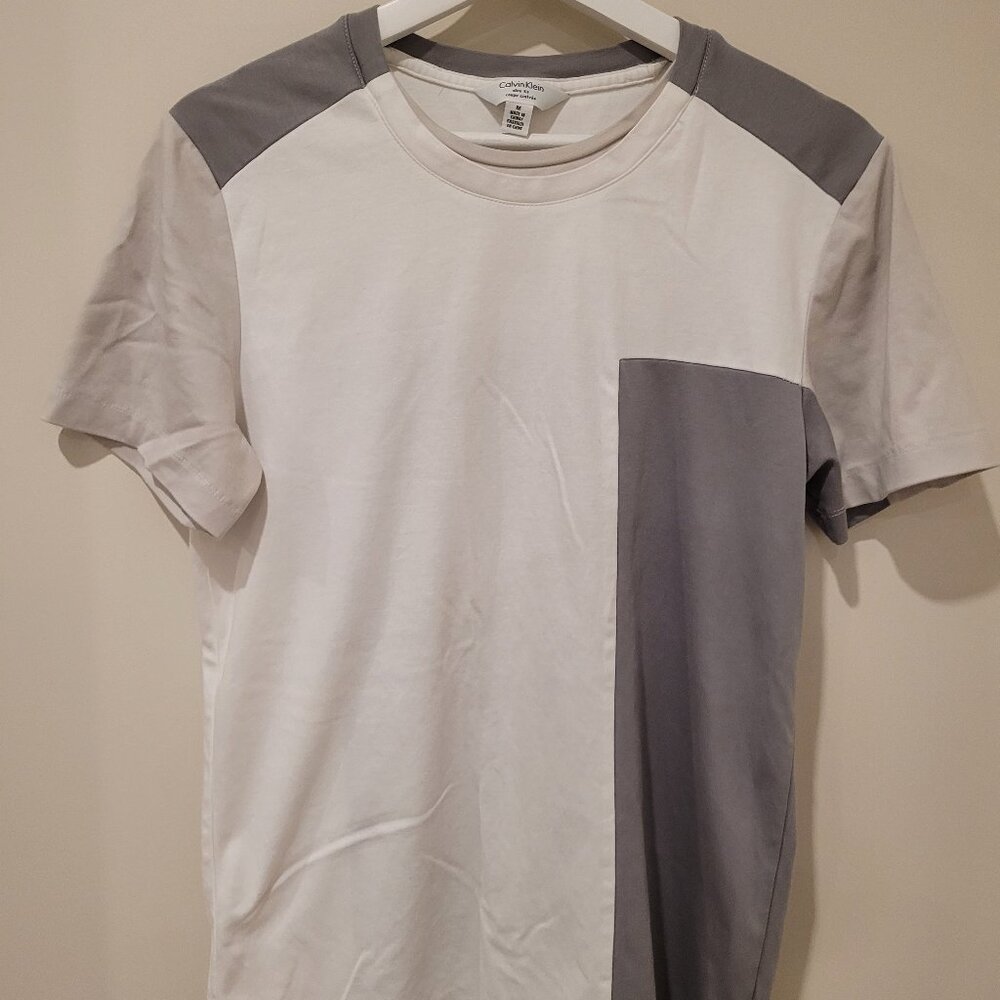 Calvin Klein Color Block Shirt (Medium Slim)